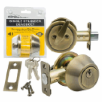 DEADBOLT SINGLE CYLINDER S.S. - CAJA DE 4