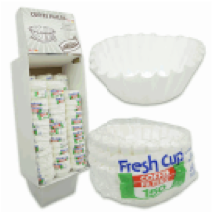 COFFEE FILTER,150ct FRESH DSPL - CAJA 90