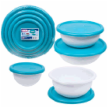 BOWL,8pc COVERED SET STERILITE - CAJA DE 6
