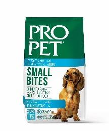 PRO PET-SMALL BITE 3.3 LBS -CAJA DE 10