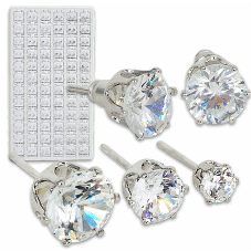 EARRING CUBIC Z REFILL SLRSO2 - CAJA DE 72