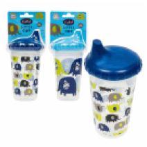 SIPPYCUP, SLIM PLST 2ASST/PK - CAJA 144