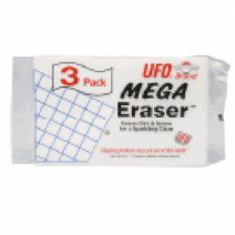 SCRUBBER,3pkWHITE ERASER MEGA - CAJA DE 60
