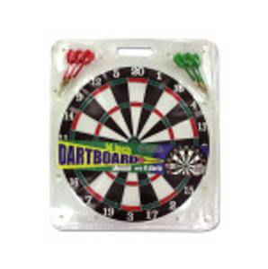 Dartboard with Metal Tip Darts - CAJA DE 12