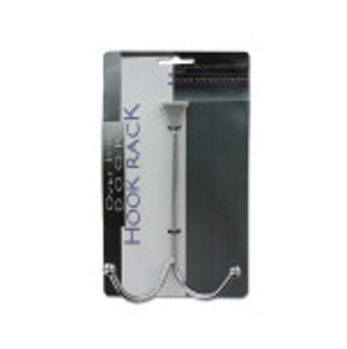 Chrome Over the Door Hook Rack - CAJA DE 24
