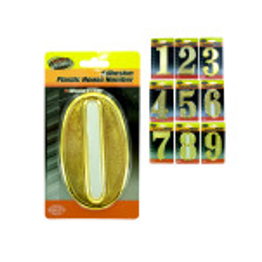 Adhesive Plastic House Numbers - CAJA DE 30