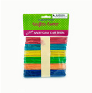 Multi-Color Craft Sticks - CAJA DE 24