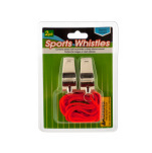 Sports Whistles with Lanyards - CAJA DE 24