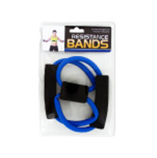 Portable Resistance Bands with Foam Handles - CAJA DE 24