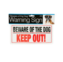 Dog Warning Sign - CAJA DE 24