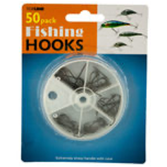 Fishing Hooks Set in Divided Case - CAJA DE 36