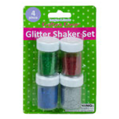 4 Pack Glitter Shakers - CAJA DE 6