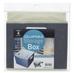 Small Collapsible Storage Box with 4 Compartments - CAJA DE 1