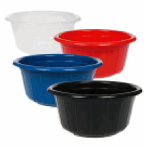 BASIN,4gal PLSTC ASST/CLRS - CAJA DE 24