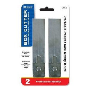 BAZIC Carton Cutters (2/Pack) -CAJA 24