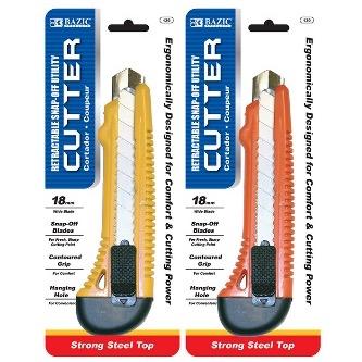 BAZIC Steel Top Multipurpose Cutter -CAJA 24