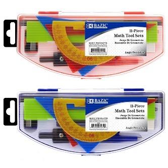 BAZIC Student Math Tool Sets -CAJA 24