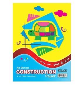 BAZIC 48 Ct. 9" X 12" Construction Paper -CAJA 48