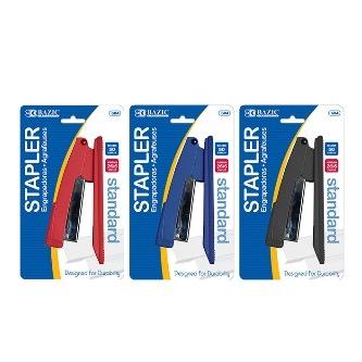 BAZIC Standard (26/6) Metal Stapler -CAJA 24