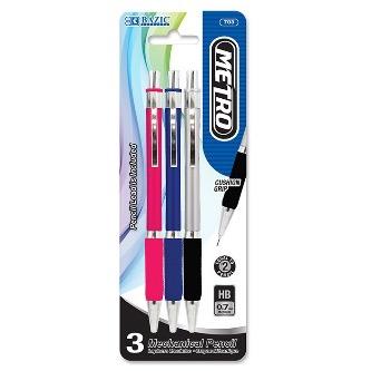 BAZIC Metro 0.7 mm Mechanical Pencil (3/Pack) -CAJA 24