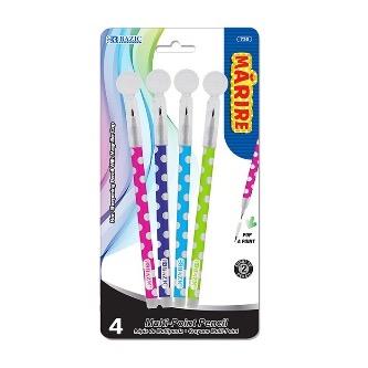 BAZIC Marire Multi-Point Pencil w/ Magnifier Top (4/Pack) -CAJA 24