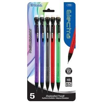 BAZIC Electra 0.7 mm Mechanical Pencil (5/Pack) -CAJA 144