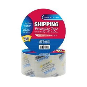 BAZIC 1.88" x 54.6 Yards Super Clear Heavy Duty Shipping Packaging Tape -CAJA 36