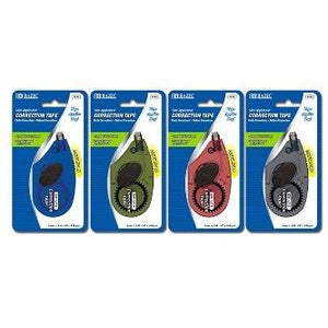 BAZIC 5 mm x 236" Correction Tape w/ Grip -CAJA 24