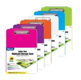 BAZIC Translucent Clipboard Storage Case -CAJA 12