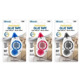BAZIC 8 mm x 8 m Permanent Glue Tape -CAJA 24