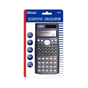 BAZIC 240 Function Scientific Calculator w/ Slide-On Case -CAJA 12