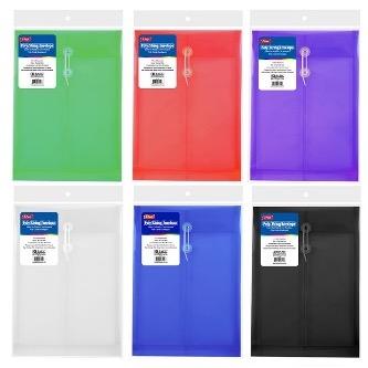 BAZIC Top / Side Loading Letter Size String Envelope (2/Pack) -CAJA 24
