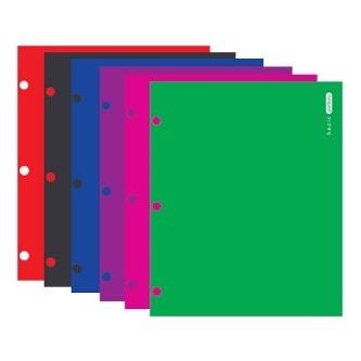 BAZIC Laminated Bright Glossy Color 2-Pockets Portfolios -CAJA 48