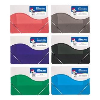 BAZIC Letter Size Document Holder w/ Elastic Band -CAJA 24