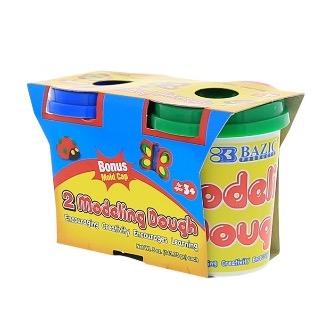 BAZIC 5 Oz. Multi Color Modeling Dough (2/Pack) -CAJA 36