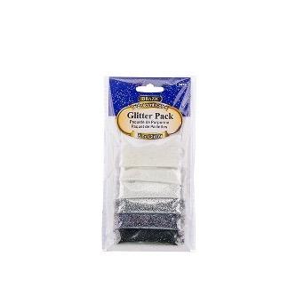 BAZIC 0.07 oz (2g) 6 Iridescent Color Glitter Pack -CAJA 24