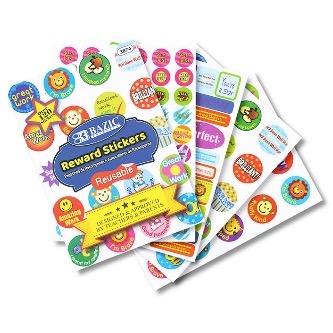 BAZIC Reward Plastic Sticker book -CAJA 24