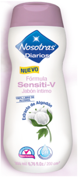 NOSOTRAS JABON INT SENSITI-V 10/6.76 - CAJA DE 10