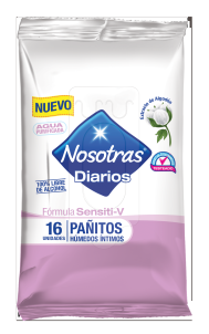NOSOTRAS PAÑITOS INT 16 SENSITI-V - CAJA DE 12