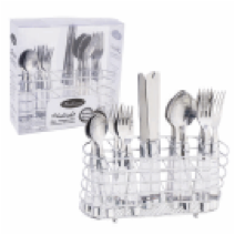 FLATWARE,20pc SKYLIGHT S.STEEL - CAJA DE 6