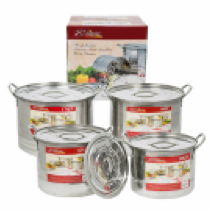 STOCK POT SET,12pc wSTEAMERS S - CAJA DE 2