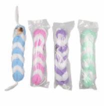 BATH SPONGE,9 KNOTS 4COLORS AS - CAJA DE 48