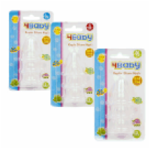 NIPPLE,3pkREGULAR NECK SILICON - CAJA DE 48