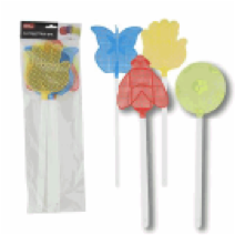 FLY SWATTER,4pkPLST 4AST DSGN& - CAJA DE 36