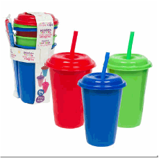 TUMBLER,3pk12ozPLASTIC SETS 3A - CAJA DE 24