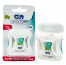 DENTAL FLOSS,50m MINT WAX - CAJA DE 48
