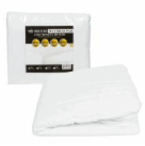 MATTRESS PAD,TWIN WHITE BASIC - CAJA DE 8