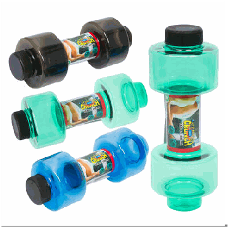 WATER BOTTLE,18.6ozDUMBBELL 3A - CAJA DE 12