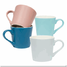 MUG,15oz CERAMIC 4ASST/CRLS - CAJA DE 48