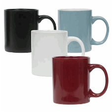 MUG,12oz CERAMIC ASST/CRLS - CAJA DE 72